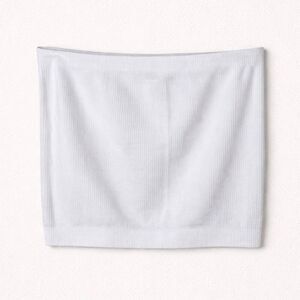 Love 83 White Ribbed Mini Skirt Women’s Size XL Stretch Knit